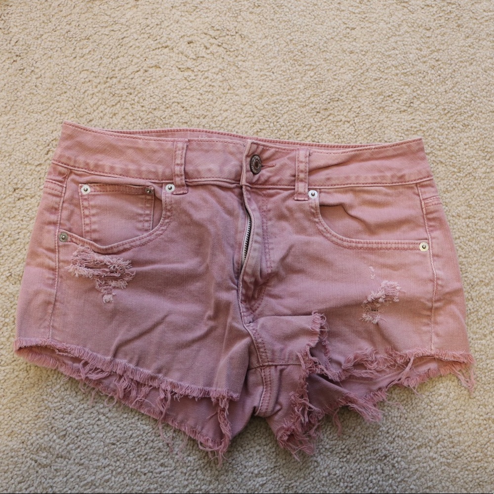 Frayed shorts
